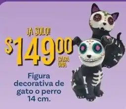 Soriana Mercado Figura decorativa de gato o perro oferta