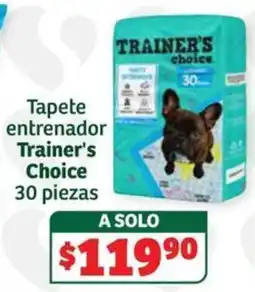 Soriana Súper Trainer's Choice Tapete entrenador oferta