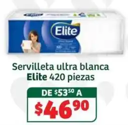 Soriana Súper Elite servilleta ultra blanca oferta