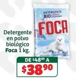 Soriana Súper Foca Detergente en polvo biológico oferta