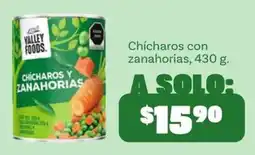 Soriana Híper Chícharos con zanahorias oferta