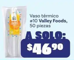 Soriana Híper Valley Foods Vaso térmico #10 oferta