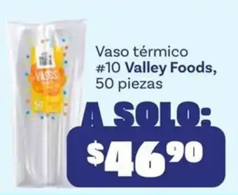 Soriana Híper Valley Foods Vaso térmico #10 oferta