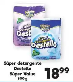 S-Mart Super Value Súper detergente Destello oferta