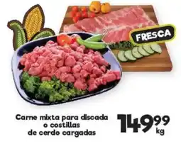 S-Mart Carne mixta para discada o costillas de cerdo cargadas oferta