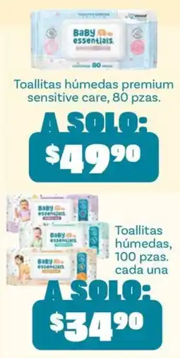 Soriana Híper Baby essentials toallitas húmedas oferta