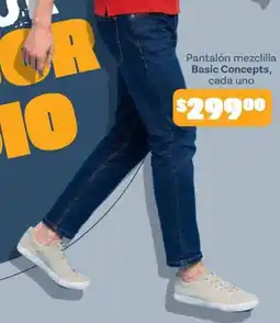 Soriana Híper Basic Concepts pantalón mezclilla oferta