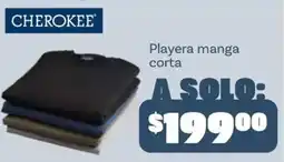 Soriana Híper Cherokee playera manga corta oferta