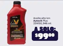 Soriana Híper Autovit Plus oferta
