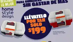 Soriana Híper home style design contenedores reutilizables oferta