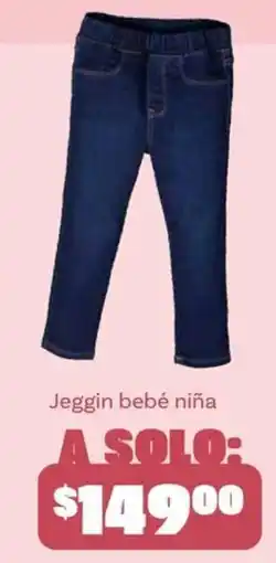 Soriana Híper Jeggin bebé niña oferta