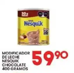 Alsuper Nesquik modificador de leche chocolate oferta