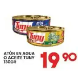 Alsuper Tuny atún en agua o aceite oferta