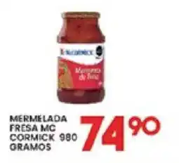 Alsuper Cormick mermelada fresa mc oferta