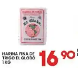 Alsuper el globo harina fina de trigo oferta