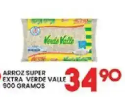Alsuper arroz super extra verde valle oferta