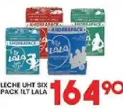 Alsuper LALA leche uht six pack oferta