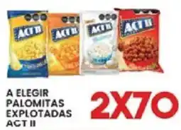 Alsuper Act II palomitas explotadas oferta