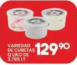 Alsuper variedad de cubetas oferta