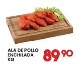 Alsuper ala de pollo enchilada oferta