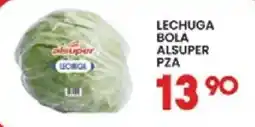 Alsuper alsuper lechuga bola oferta