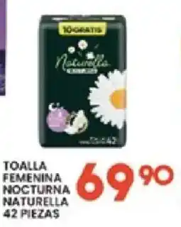 Alsuper Naturella toalla femenina nocturna oferta