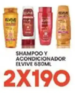 Alsuper Elvive shampoo y acondicionador oferta