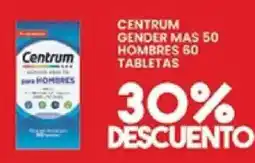 Alsuper Centrum Gender Mas 50 Hombres 60 oferta