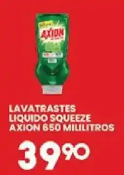 Alsuper Axion lavatrastes liquido squeeze oferta