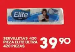 Alsuper elite servilletas 420 pieza elite ultra oferta