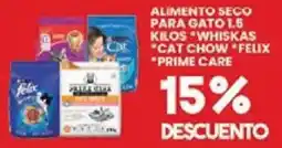 Alsuper whiskas cat chow felix prime care oferta