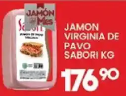 Alsuper Sabori jamon virginia de pavo oferta