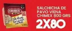 Alsuper Chimex salchicha de pavo viena oferta