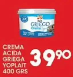 Alsuper Yoplait Crema Acida Griega oferta
