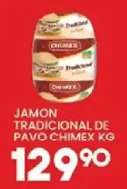 Alsuper chimex jamon tradicional de pavo oferta