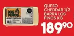 Alsuper los pinos queso cheddar oferta