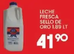 Alsuper leche fresca sello de oro oferta