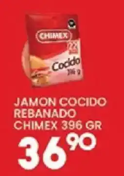 Alsuper chimex jamon cocido rebanado oferta
