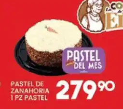 Alsuper Pastel de zanahoria 1 pz pastel oferta