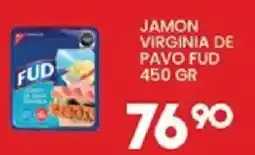 Alsuper Fud jamon virginia de pavo oferta