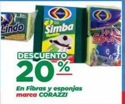 Super Gutiérrez Corazzi fibras y esponjas oferta
