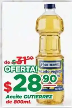 Super Gutiérrez Aceite GUTIERREZ oferta
