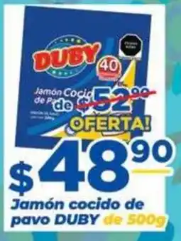 Super Gutiérrez DUBY jamón cocido de pavo oferta