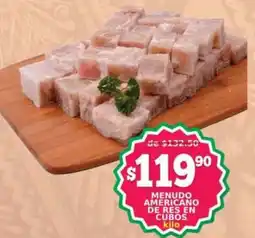 Super Gutiérrez menudo americano de res en cubos oferta