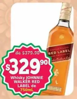 Super Gutiérrez Whisky Johnnie Walker Red Label oferta