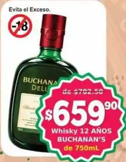 Super Gutiérrez Buchanan's Whisky 12 Años oferta