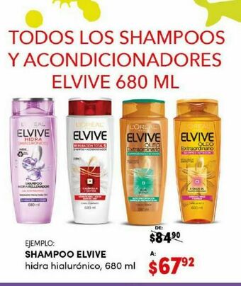 DelSol Shampoo elvive oferta
