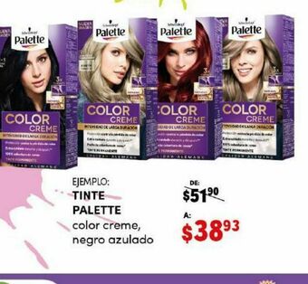 Tintes para cabello palette