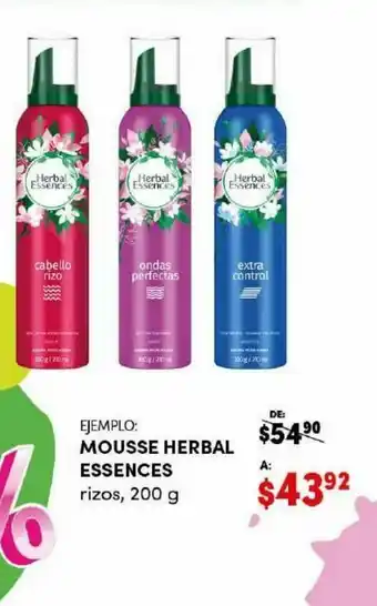 Mousse herbal essences