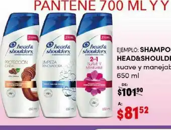 DelSol Shampoo head & shoulders oferta